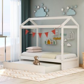 White Can Decorate The Bed Of A House With A Trunk