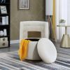 360������ Swivel Accent Chair with Storage Function, Velvet Curved Chair with Gold Metal Base for Living Room, Nursery, Bedroom [Video]