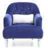 Charming One-Seater Blue Armchair