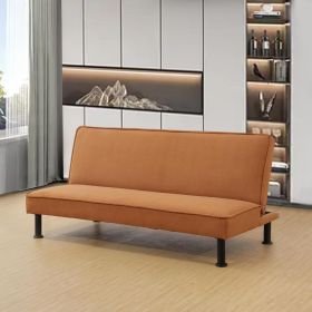 Light Coffee Fannel Living Room Sofabed