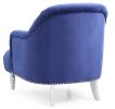 Charming One-Seater Blue Armchair