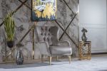 Modern Style Chair in Taupe