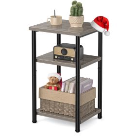 Adjustable 3-level Coffee Table (Option: Grey1P)